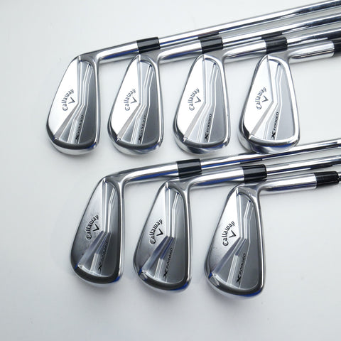 Used Callaway X Forged 2025 Iron Set / 4 - PW / Stiff Flex