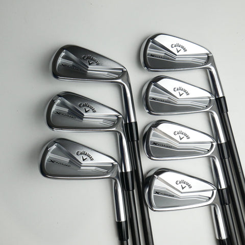 Used Callaway X Forged 2025 Iron Set / 4 - PW / X-Stiff Flex