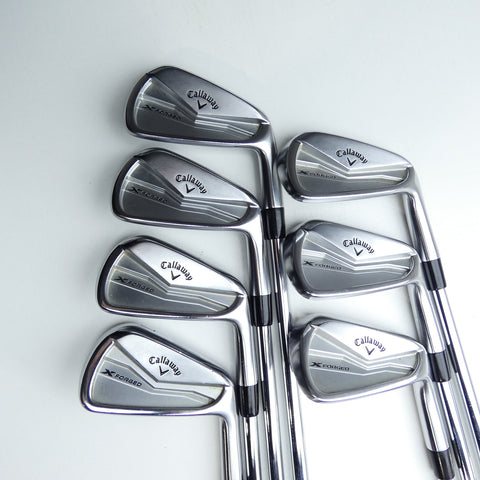 Used Callaway X Forged 2025 Iron Set / 4 - PW / X-Stiff Flex