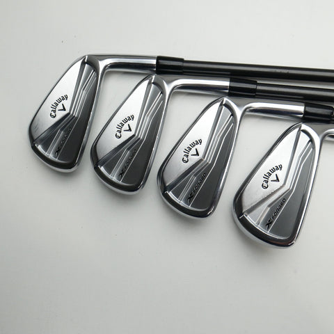 Used Callaway X Forged 2025 Iron Set / 4 - PW / X-Stiff Flex