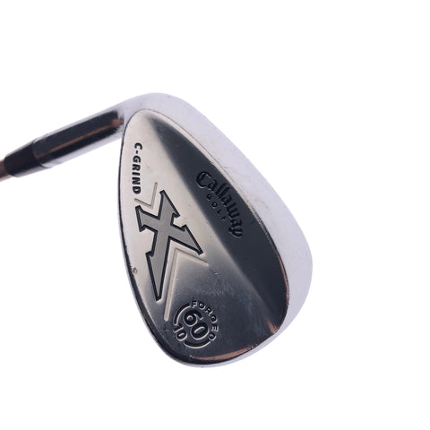 Used Callaway X Forged Chrome Lob Wedge / 60.0 / Ladies Flex / Left-Handed