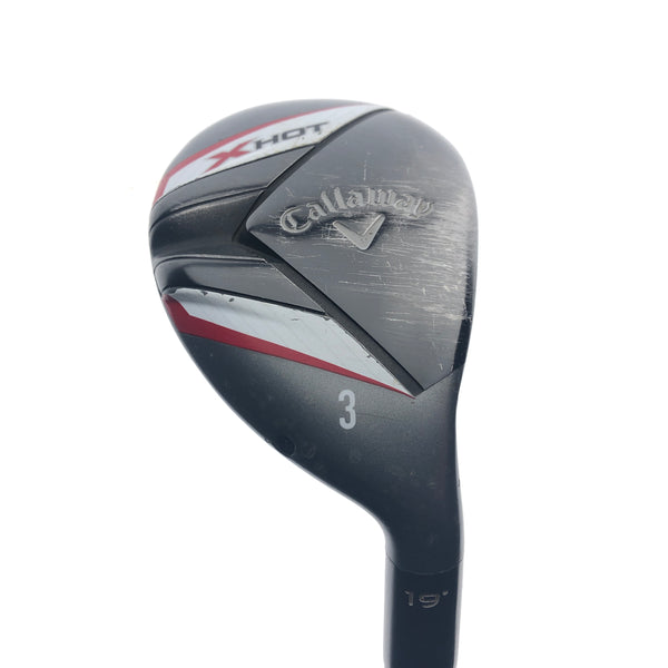 Used Callaway X Hot 19 3 Hybrid / 19 Degrees / Regular Flex