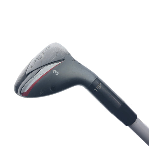 Used Callaway X Hot 19 3 Hybrid / 19 Degrees / Stiff Flex