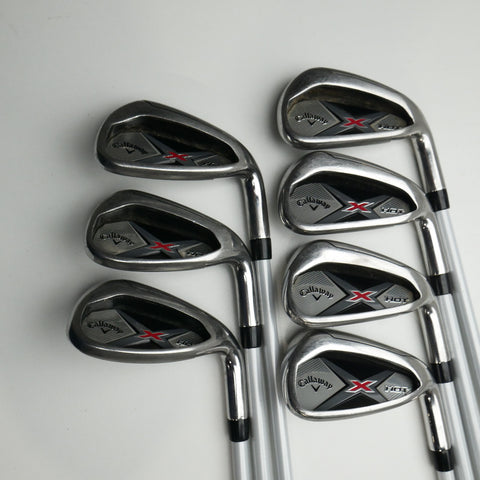 Used Callaway X Hot 19 Iron Set / 5 - SW / Regular Flex