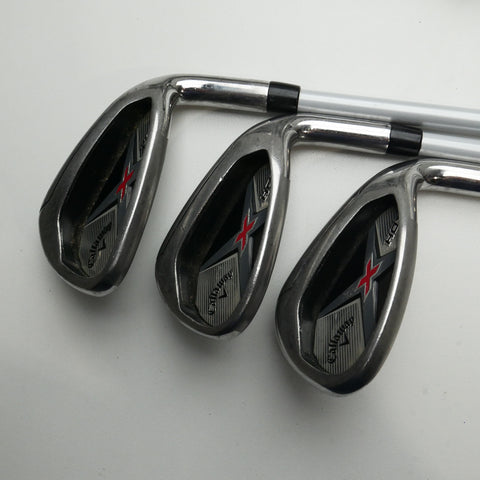 Used Callaway X Hot 19 Iron Set / 5 - SW / Regular Flex