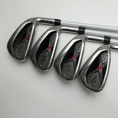 Used Callaway X Hot 19 Iron Set / 5 - SW / Regular Flex