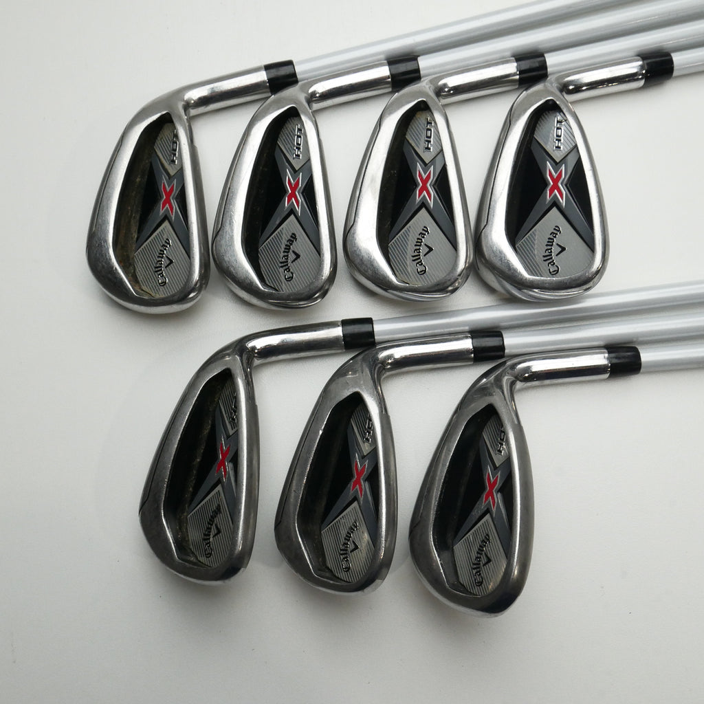 Used Callaway X Hot 19 Iron Set / 5 - SW / Regular Flex