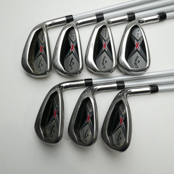 Used Callaway X Hot 19 Iron Set / 5 - SW / Regular Flex