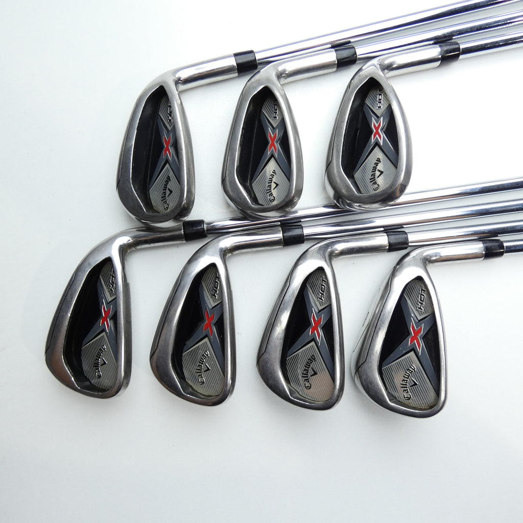 Used Callaway X Hot 19 Iron Set / 5 - SW / Regular Flex