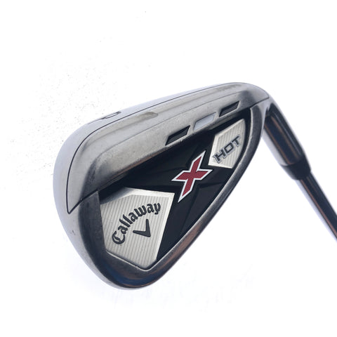 Used Callaway X Hot 19 PW Iron / 44 Degrees / Regular Flex