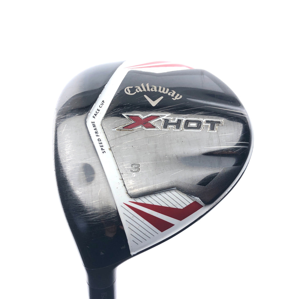 Used Callaway X Hot 2013 3 Fairway Wood / 15 Degrees / Regular / Left-Handed