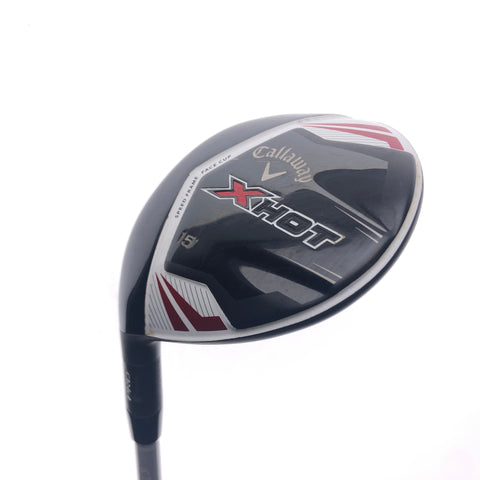 Used Callaway X Hot 2013 3 Fairway Wood / 15 Degrees / Stiff Flex / Left-Handed