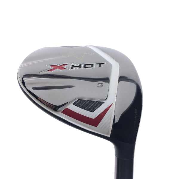 Used Callaway X Hot 2013 3 Fairway Wood / 15 Degrees / Stiff Flex