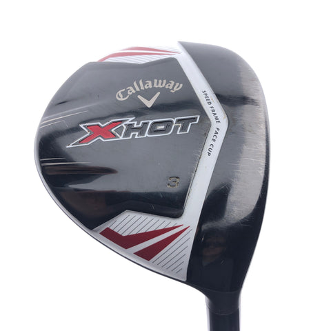Used Callaway X Hot 2013 3 Fairway Wood / 15.0 Degrees / Stiff Flex
