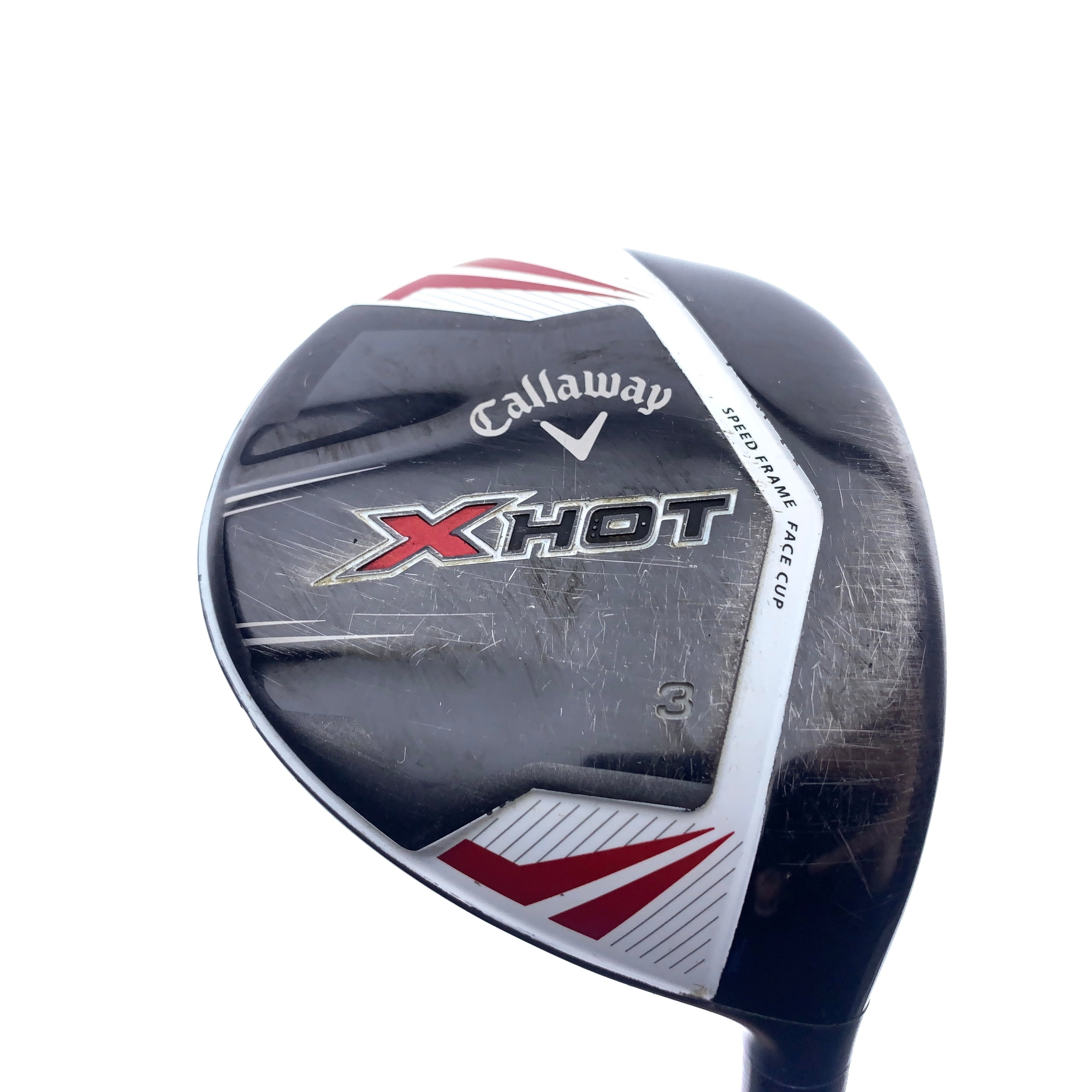 Used Callaway X Hot 2013 3 Fairway Wood / 15.0 Degrees / Stiff Flex