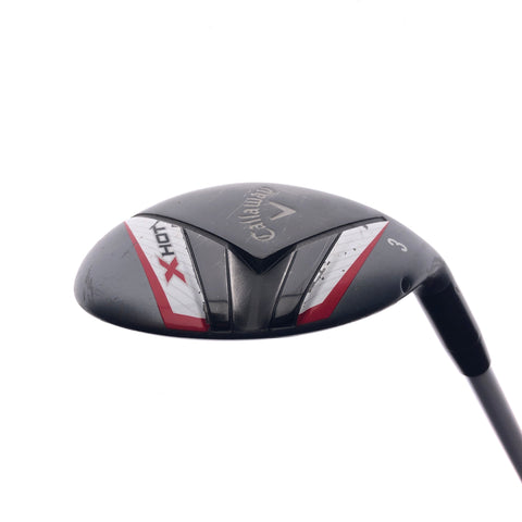 Used Callaway X Hot 2013 3 Hybrid / 19 Degrees / Stiff Flex