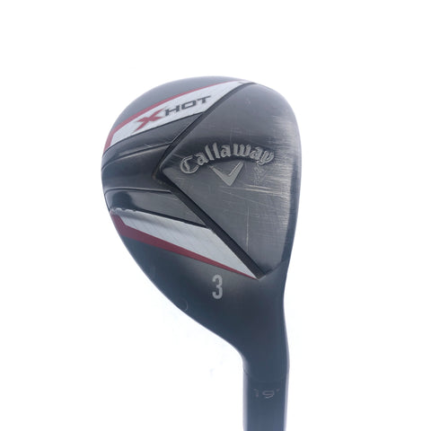 Used Callaway X Hot 2013 3 Hybrid / 19 Degrees / Stiff Flex