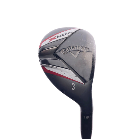 Used Callaway X Hot 2013 3 Hybrid / 19 Degrees / Stiff Flex