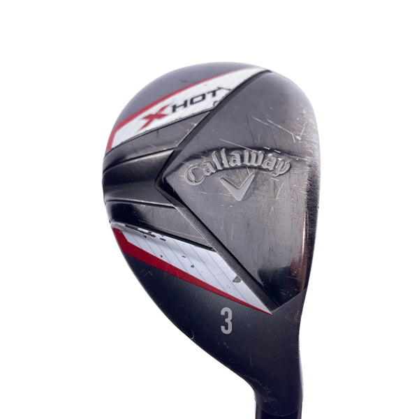 Used Callaway X Hot 2013 3 Hybrid / 19 Degrees / Stiff Flex