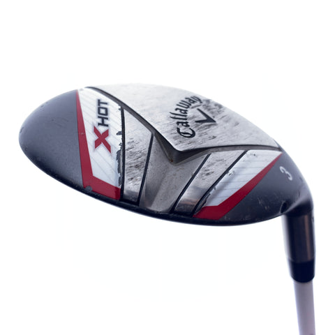 Used Callaway X Hot 2013 3 Hybrid / 19.0 Degrees / Regular Flex