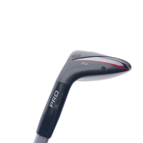 Used Callaway X Hot 2013 4 Hybrid / 23 Degrees / Stiff Flex / Left-Handed