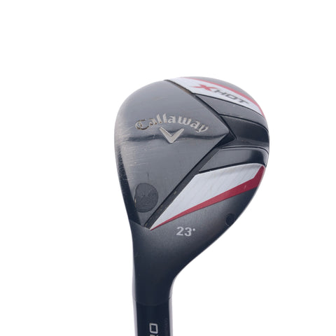 Used Callaway X Hot 2013 4 Hybrid / 23 Degrees / Stiff Flex / Left-Handed