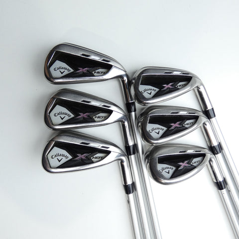 Used Callaway X Hot 2013 Iron Set / 6 - SW / Ladies Flex