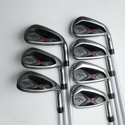 Used Callaway X Hot 2019 Iron Set / 5 - SW / Regular Flex