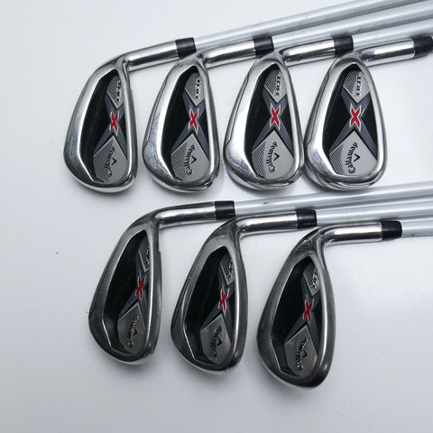 Used Callaway X Hot 2019 Iron Set / 5 - SW / Regular Flex