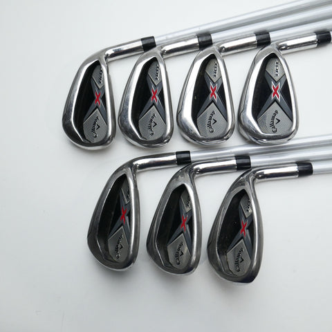 Used Callaway X Hot 2019 Iron Set / 5 - SW / Regular Flex
