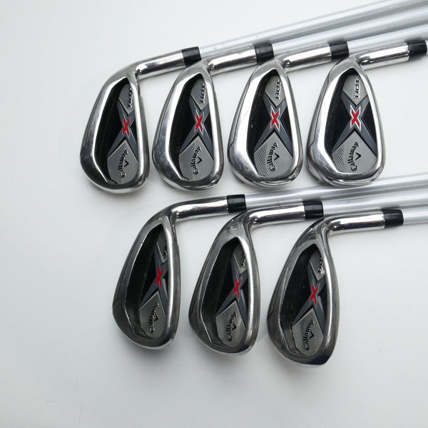 Used Callaway X Hot 2019 Iron Set / 5 - SW / Regular Flex