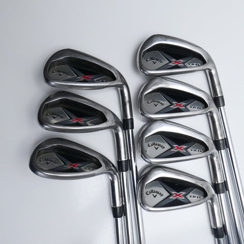 Used Callaway X Hot Iron Set / 5 - SW / Regular Flex