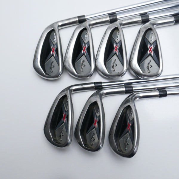 Used Callaway X Hot Iron Set / 5 - SW / Regular Flex