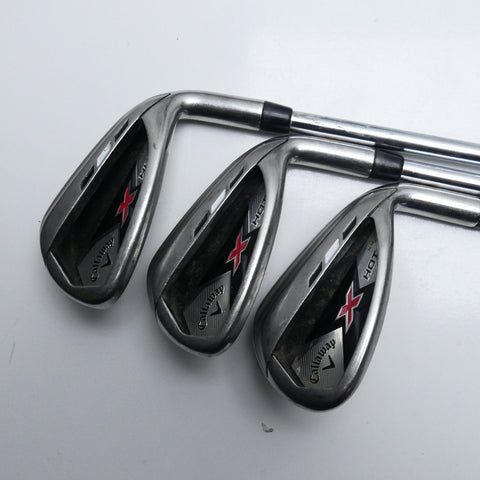 Used Callaway X Hot N14 Iron Set / 5 - PW + AW / Regular Flex