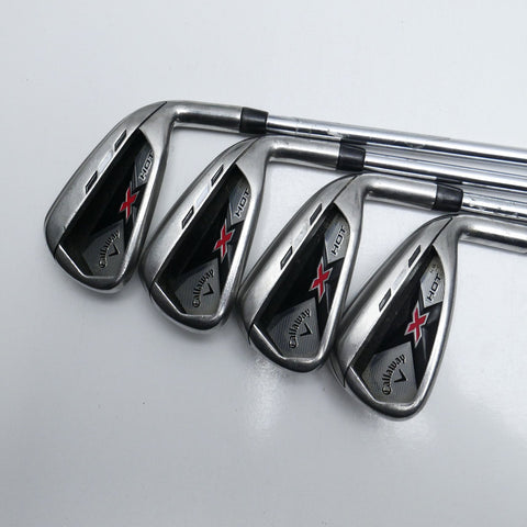 Used Callaway X Hot N14 Iron Set / 5 - PW + AW / Regular Flex