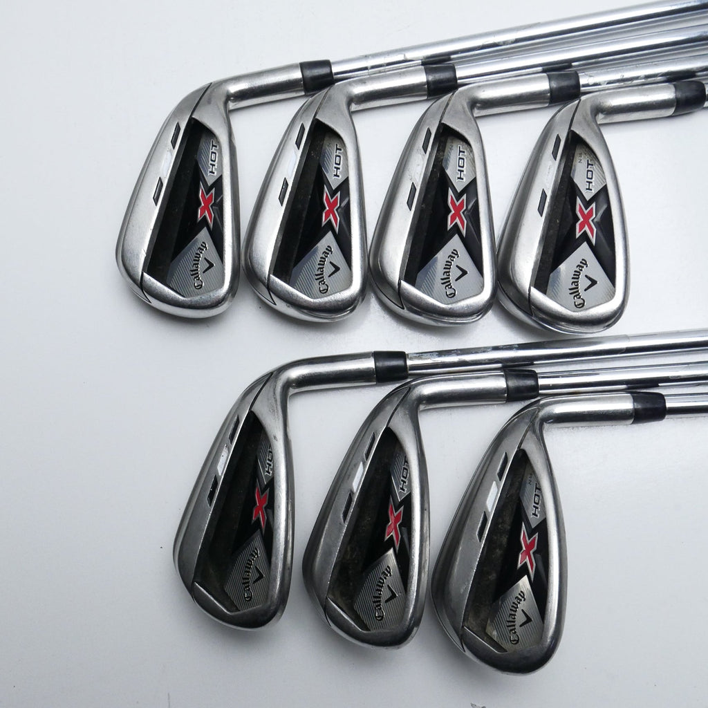 Used Callaway X Hot N14 Iron Set / 5 - PW + AW / Regular Flex