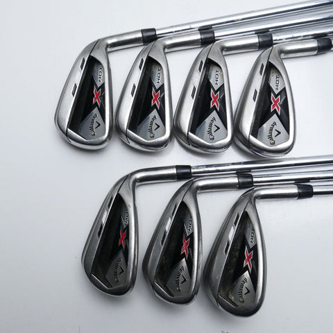 Used Callaway X Hot N14 Iron Set / 5 - PW + AW / Regular Flex