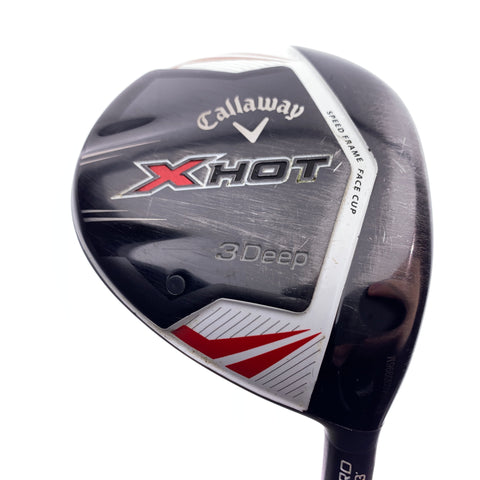 Used Callaway X Hot Pro 2013 3 Fairway Wood / 13 Degrees / Stiff Flex