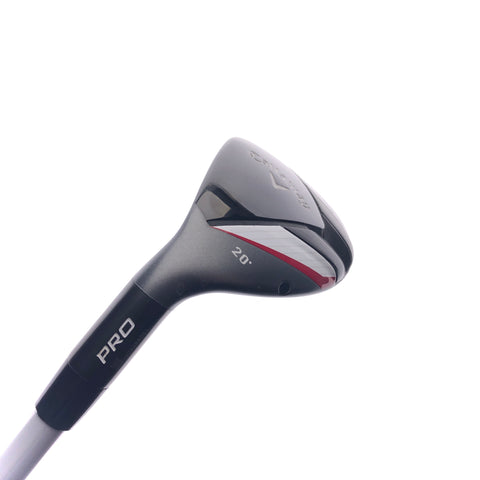 Used Callaway X Hot Pro 2013 3 Hybrid / 20 Degrees / Stiff Flex / Left-Handed