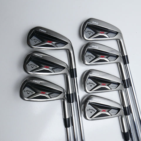 Used Callaway X Hot Pro 2013 Iron Set / 4 - PW / Regular Flex