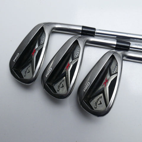 Used Callaway X Hot Pro 2013 Iron Set / 4 - PW / Regular Flex