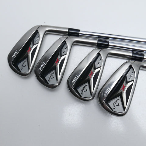 Used Callaway X Hot Pro 2013 Iron Set / 4 - PW / Regular Flex