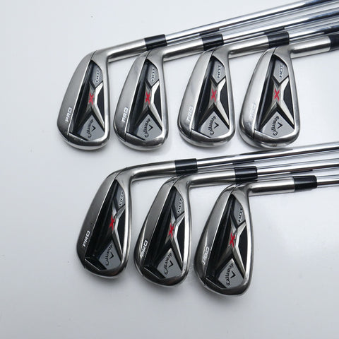 Used Callaway X Hot Pro 2013 Iron Set / 4 - PW / Regular Flex