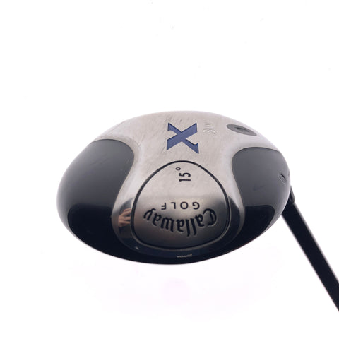 Used Callaway X Series Blue 3 Fairway Wood / 15 Degrees / Regular Flex