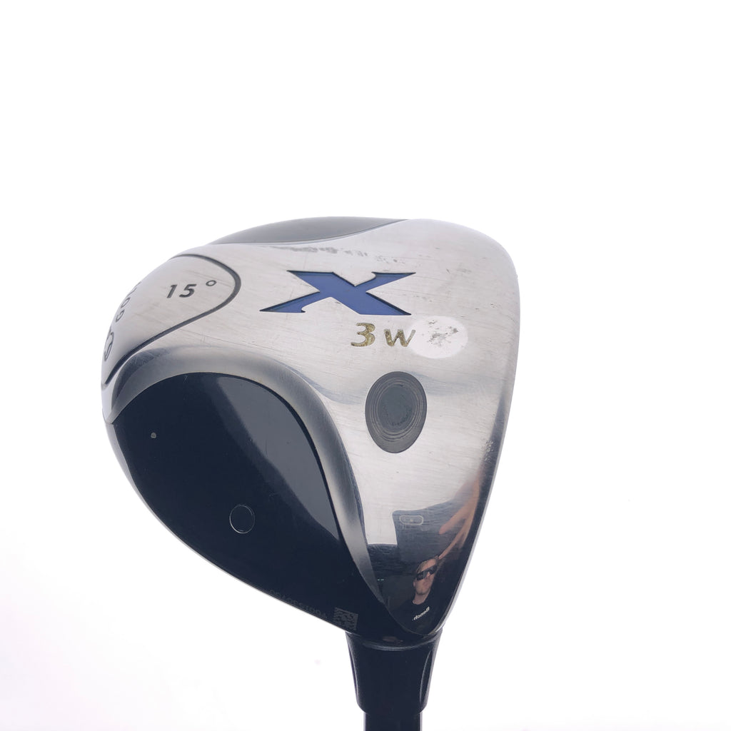 Used Callaway X Series Blue 3 Fairway Wood / 15 Degrees / Regular Flex
