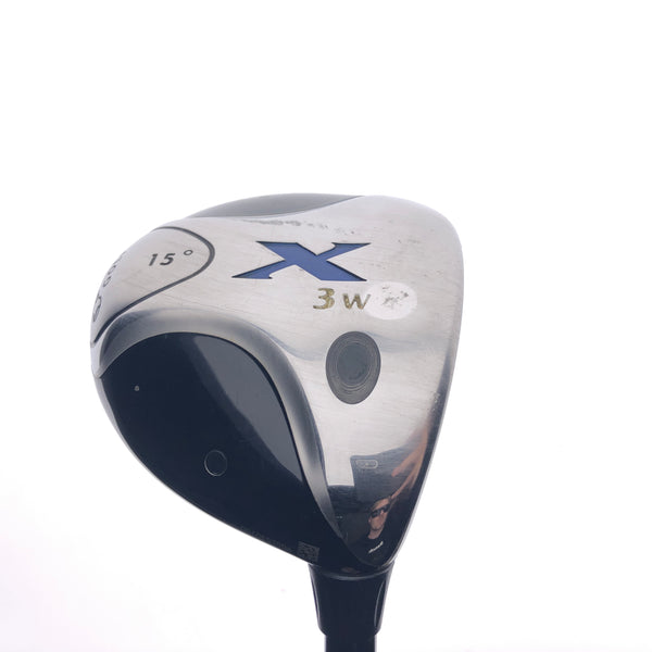 Used Callaway X Series Blue 3 Fairway Wood / 15 Degrees / Regular Flex