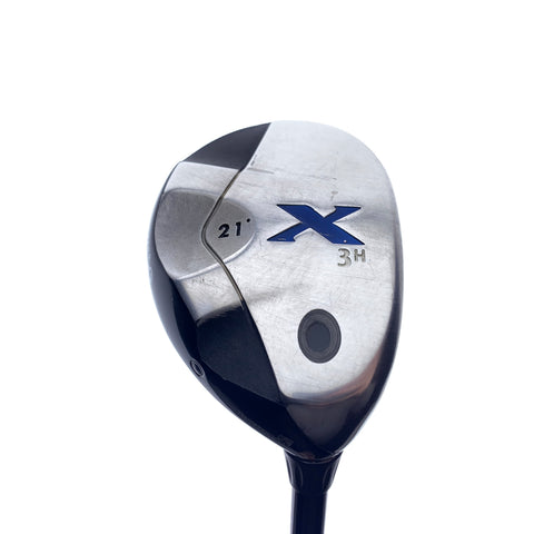Used Callaway X Series Blue 3 Hybrid / 21.0 Degrees / Regular Flex