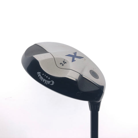 Used Callaway X Series Blue 4 Hybrid / 24 Degrees / Lite Flex