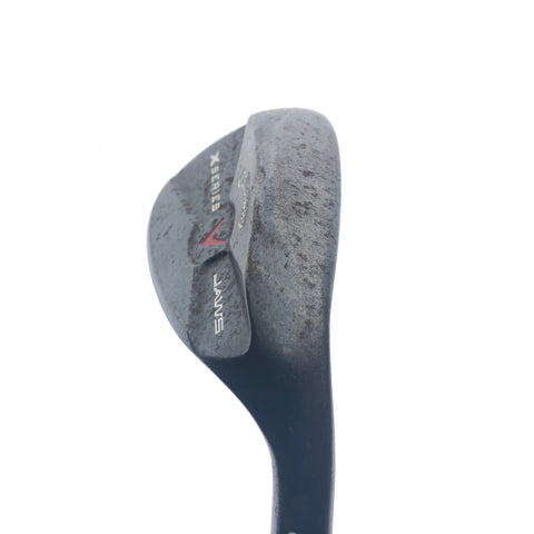 Used Callaway X Series Jaws Black Sand Wedge / 56.0 Degrees / Stiff Flex