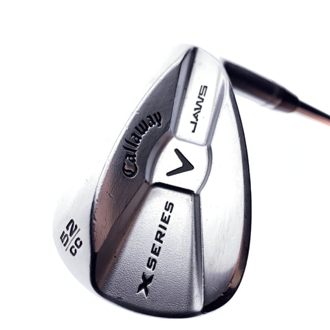 Used Callaway X Series Jaws CC Chrome Gap Wedge / 52.0 Degrees / Wedge Flex